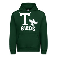 Forest Green t birds greaser thunderbirds 1970s t birds pullover hoodie Urban Hoodie - DesignPulse