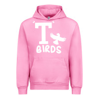 Fuchsia Pink t birds greaser thunderbirds 1970s t birds pullover hoodie Urban Hoodie - DesignPulse