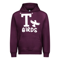 Mauve Wine t birds greaser thunderbirds 1970s t birds pullover hoodie Urban Hoodie - DesignPulse