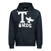 Navy t birds greaser thunderbirds 1970s t birds pullover hoodie Urban Hoodie - DesignPulse