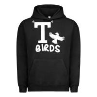 Pigment Black t birds greaser thunderbirds 1970s t birds pullover hoodie Urban Hoodie - DesignPulse