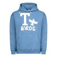 Pigment Pebble Blue t birds greaser thunderbirds 1970s t birds pullover hoodie Urban Hoodie - DesignPulse