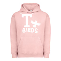 Pigment Salmon t birds greaser thunderbirds 1970s t birds pullover hoodie Urban Hoodie - DesignPulse