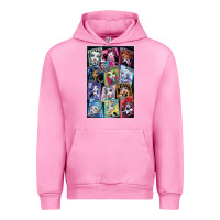 Fuchsia Pink monster high character Urban Hoodie - DesignPulse