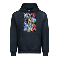 Navy monster high character Urban Hoodie - DesignPulse