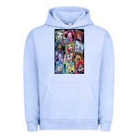 Pigment Grape Ice monster high character Urban Hoodie - DesignPulse