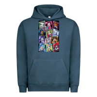 Pigment Midnight Navy monster high character Urban Hoodie - DesignPulse