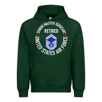 Forest Green senior master sergeant retired air force retirement gifts t shirt Urban Hoodie - DesignPulse