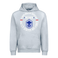 Heather Grey senior master sergeant retired air force retirement gifts t shirt Urban Hoodie - DesignPulse