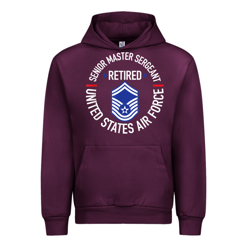 Senior Master Sergeant Retired Air Force Retirement Gifts T Shirt Urban Hoodie by DesignPulse | Teevron