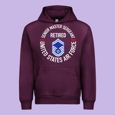 Senior Master Sergeant Retired Air Force Retirement Gifts T Shirt Urban Hoodie Designed By Designpulse
