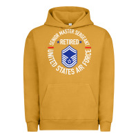 Pigment Peanut Butter senior master sergeant retired air force retirement gifts t shirt Urban Hoodie - DesignPulse