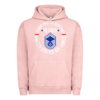 Pigment Salmon senior master sergeant retired air force retirement gifts t shirt Urban Hoodie - DesignPulse