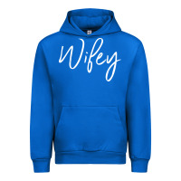 Cobalt wifey sweat(b) Urban Hoodie - DesignPulse