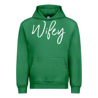 Emerald wifey sweat(b) Urban Hoodie - DesignPulse