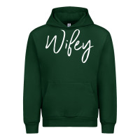 Forest Green wifey sweat(b) Urban Hoodie - DesignPulse