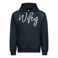 Navy wifey sweat(b) Urban Hoodie - DesignPulse