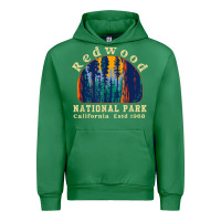 Emerald redwood national park california retro vintage cam Urban Hoodie - DesignPulse