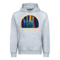 Heather Grey redwood national park california retro vintage cam Urban Hoodie - DesignPulse