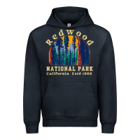 Navy redwood national park california retro vintage cam Urban Hoodie - DesignPulse