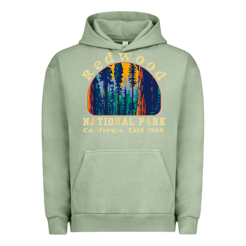 Redwood National Park California Retro Vintage Cam Urban Hoodie by DesignPulse | Teevron