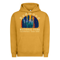 Pigment Peanut Butter redwood national park california retro vintage cam Urban Hoodie - DesignPulse