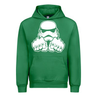 Emerald dark side knuckle starwars stormtrooper 2 Urban Hoodie - DesignPulse