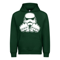 Forest Green dark side knuckle starwars stormtrooper 2 Urban Hoodie - DesignPulse
