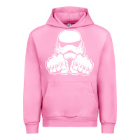 Fuchsia Pink dark side knuckle starwars stormtrooper 2 Urban Hoodie - DesignPulse