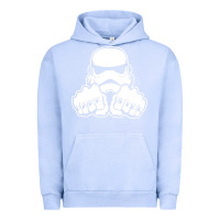 Pigment Grape Ice dark side knuckle starwars stormtrooper 2 Urban Hoodie - DesignPulse