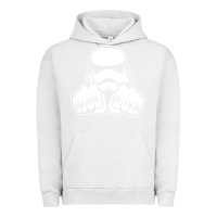 Pigment Lunar Rock dark side knuckle starwars stormtrooper 2 Urban Hoodie - DesignPulse