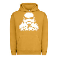 Pigment Peanut Butter dark side knuckle starwars stormtrooper 2 Urban Hoodie - DesignPulse