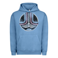 Pigment Pebble Blue Starfighter (The Last Starfighter) Urban Hoodie - DesignPulse