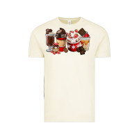 Chocolate Love Coffee Cups Vintage Tee | Teevron