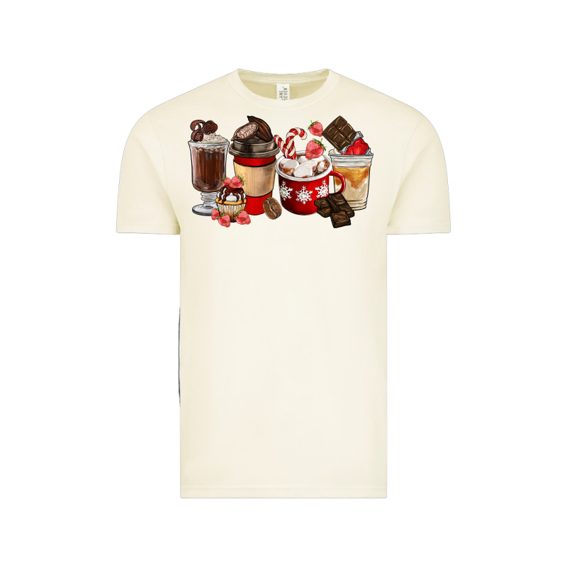 Chocolate Love Coffee Cups Vintage Tee by FaDigitalArtStudio | Teevron