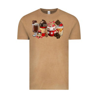 Vintage Camel Chocolate Love Coffee Cups Vintage Tee - FaDigitalArtStudio
