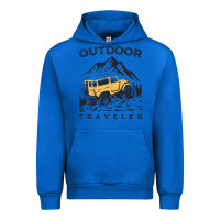 Cobalt traveler Urban Hoodie - DesignPulse