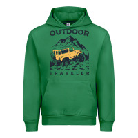 Emerald traveler Urban Hoodie - DesignPulse