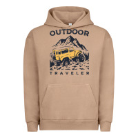 Pigment Burro traveler Urban Hoodie - DesignPulse