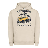 Pigment French Oak traveler Urban Hoodie - DesignPulse