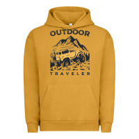 Pigment Peanut Butter traveler Urban Hoodie - DesignPulse