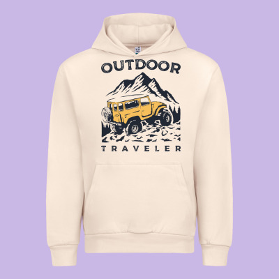 Traveler Urban Hoodie Designed By Designpulse