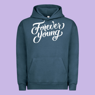 Forever Young Urban Hoodie Designed By Designpulse