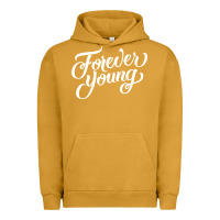 Pigment Peanut Butter forever young Urban Hoodie - DesignPulse