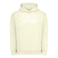 Pigment Pistachio forever young Urban Hoodie - DesignPulse