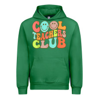 Emerald cool teachers club funny smile teachers club squad t shirt Urban Hoodie - DesignPulse