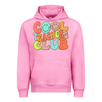 Fuchsia Pink cool teachers club funny smile teachers club squad t shirt Urban Hoodie - DesignPulse
