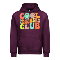 Mauve Wine cool teachers club funny smile teachers club squad t shirt Urban Hoodie - DesignPulse