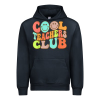 Navy cool teachers club funny smile teachers club squad t shirt Urban Hoodie - DesignPulse