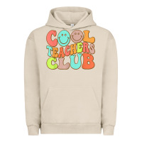 Pigment French Oak cool teachers club funny smile teachers club squad t shirt Urban Hoodie - DesignPulse